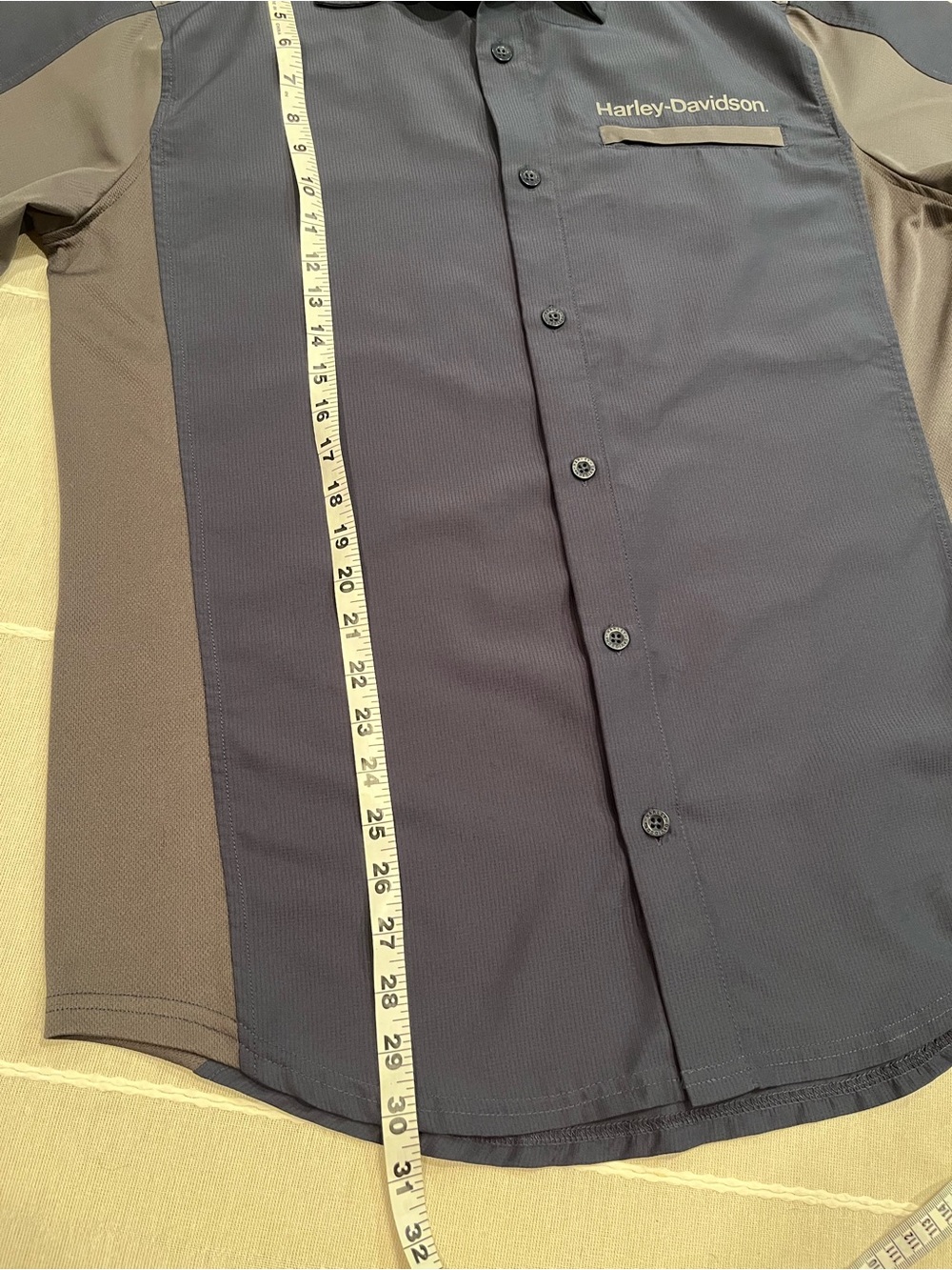 Harley-Davidson Men's Performance Short Sleeve Button Down Shirt M - NWOT - Picture 12 of 13